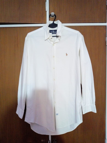 Camisa Ralph Lauren Polo Original Hombre Blanca Usada