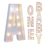 Letras Lámpara Nombres Luminosos Led Deco Personalizadas