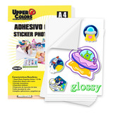Papel Adhesivo Para Imprimir Sticker A4 X 50 Hojas