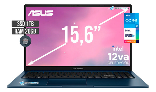 Asus Vivobook  Intel Core I5 1235u Ssd 1tb + Ram 20gb