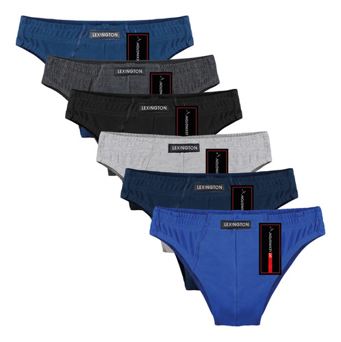 6 Pack Trusa Bikini Hombre Algodón Premium Ajuste Perfecto | Envío gratis