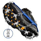 Crampones Con Clavos Inox. Para Nieve O Hielo. Azul/talle M