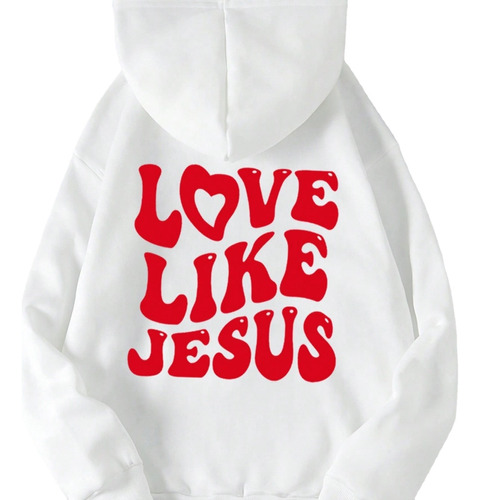 Blusa De Frio Capuz Moletom Canguru Jesus Religioso Unissex