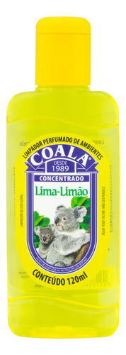 Limpador Coala  Lima-limão Perfumado Em Frasco 120ml