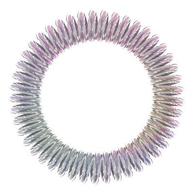 3 Ligas Para Cabello Tipo Espiral Scrunchie No Maltrata Pelo Color Multicolor | Meses sin interés