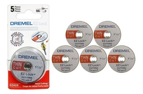 Discos De Corte Dremel Ez409 - 38mm - Set X 5u  - Fdn 