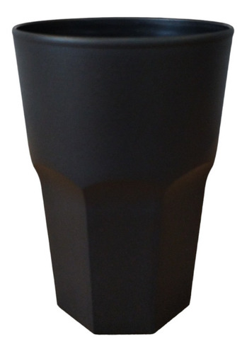 Vaso Facetado Plastico 450 Cc X3 Colores Bristol Resistente