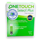 One Touch Select Plus Simple C/25 Tiras Reactivas 