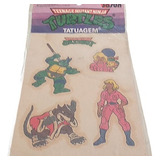 Tortugas Ninja Retro Tatuage Cromo Sasun Año 1991 Brasil