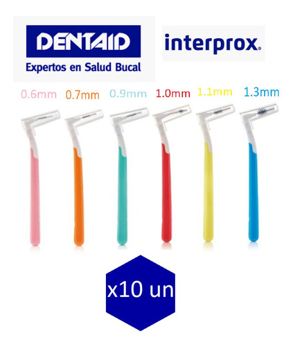 Cepillos Interdentales Interprox Plus X10 Un