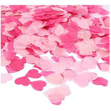 Confeti De Corazones Para San Valentin 3 Colores 6000 Piezas