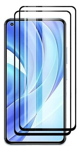 2 Micas De Cristal Templado 9d Para Xiaomi Mi 11 Lite 5g