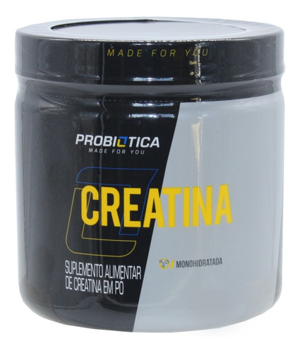 Creatina Monohidratada Mais Energia Musculo Probiotica 100gr