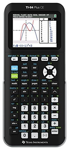 Calculadora Gráfica Texas Instruments Ti-84 Plus Ce, Negro