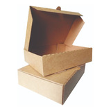 100 Cajas De Cartón 22x16.5x5.5 Cm Para Envíos O Alimentos