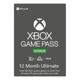 Xbox 12 Meses Ultimate Pass - Entrega Rapida