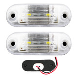 2 Lanterna Led Teto Placa Degrau Ônibus Caminhão Van 24v