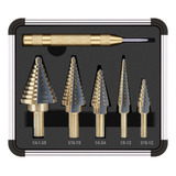 Kit De Brocas Up Bits Metal Step Bits Con Juego