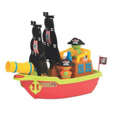 Brinquedo Barco Aventura Pirata Infantil Mercotoys Caixa Cor Colorido