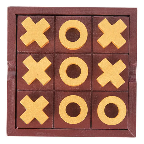 Jogo De Mesa De Madeira Tic Tac Toe Jogo De Mesa Decoração