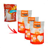 3 Areia Cristais De Sílica Fina Great Pets Para Gatos 1,6 Kg