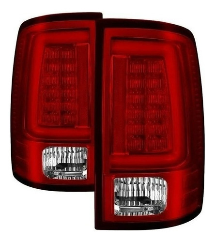 Calaveras Dodge Rt Sport Ram Led Rojas 14-15 (precio X Par)