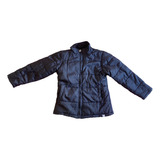 Campera Inflable Niños Colegial Forrada En Polar Talle 8