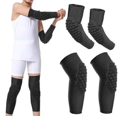 Rodilleras Para Niños Ropa Deportiva, 2 Pares De Protector