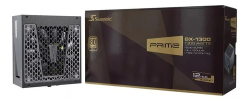 Fuente Gamer Seasonic Prime Gx-1300 80 Plus Gold 1300w Real Color Negro