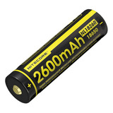 Bateria Recargable Nitecore Nl1826r Li-ion 3.7v 2600mah Usb