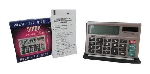 Mini Calculadora Sencilla De Mano Super Delgada + Estuche 