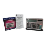 Mini Calculadora Sencilla De Mano Super Delgada + Estuche 