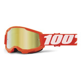 100% Strata 2 - Gafas Protectoras Para Motocross Y Bicicleta