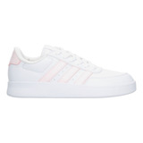 Tenis adidas Breaknet 2.0 Blanco Con Rosa Dama Mujer