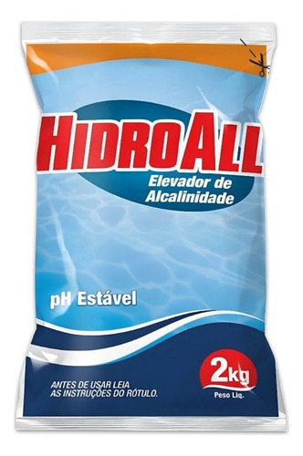 Alcalinizante Elevador Alcalinidade Piscina Hidroall - 2kg