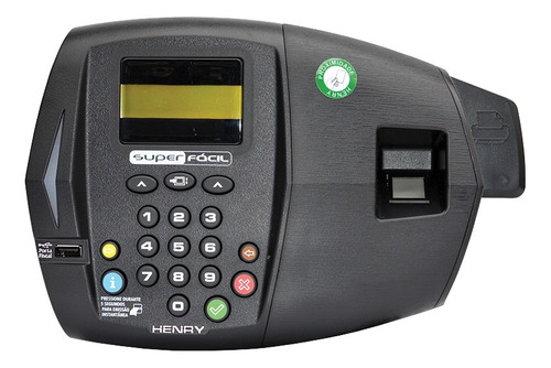 Relógio Eletrônico De Ponto Rep Biométrico Henry Prisma