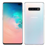 Samsung Galaxy S10+ 128gb Branco Prisma Bom - Celular -usado