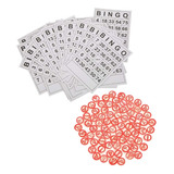 Juego De Mesa Bingo Portable 40 Cartones 75 Fichas