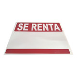 Letrero 50x40cms Se Renta Coroplast 3mm