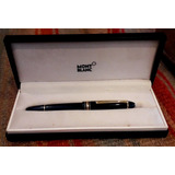 Montblanc Meisterstuck 146 Pluma Oro Estuche