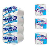 Pack De Papel Higienico Elegante X 12 + Rollo Cocina X 8uni