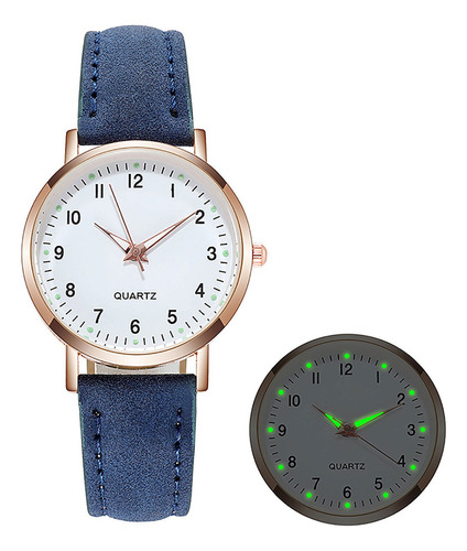 Señoras De Diamante Tachonado Luminoso Retro Femenino Reloj