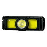 Linterna Vincha Recargable Led Cob Blanco Y Rojo