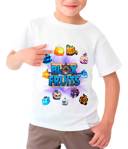 Camiseta Blox Fruits Jogo Roblox Masculina Feminina Moda C