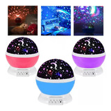 Kit 3 Luminárias Projetor Estrela 360º Galaxy Abajur Mesa