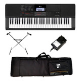 Kit Teclado Sensitivo 61 Teclas + Accesorios Casio Ct-x700 C