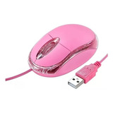 Mouse Pc Con Cable Usb Laptop Notebook Noga Luminoso Rosa