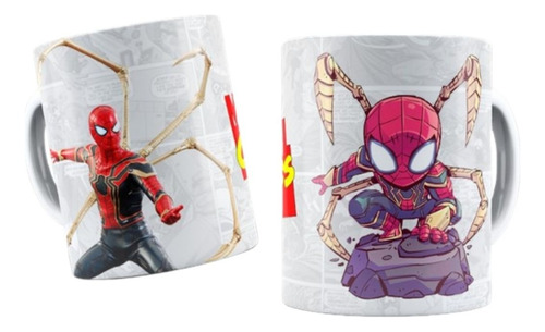 Mug Vengadores Spider-man Taza Ceramica 11 Onz