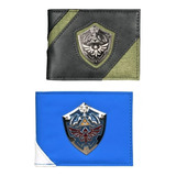 Cartera The Legend Of Zelda Logo Metal Gamer Hombre Regalo