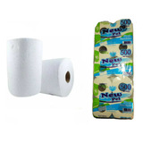 Pack Rollo De Cocina + Papel Higienico 500mts Linea Newpel